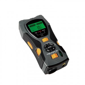 Medidor multifuncional 5 em 1 localizador de pinos + medidor de distância + nível de laser